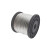 鑫亨达（XINHENGDA）304细小软不锈钢钢丝绳 0.6mm透明包塑1*7（100米）