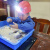 儿童矿工帽带灯的安全帽LED充电灯红黄蓝粉幼儿园小孩建筑演出帽 儿童带灯_粉帽+充电器（3-11岁