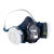 仁聚益定制重松TW08S防尘口罩防毒石材打磨喷漆电焊硅胶传声器面具  1 TW08S+X/OV*2个 防毒套装