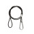 定制不锈钢保险链钢丝绳黑色保险绳舞台灯钩保险绳灯光配件安全绳 2.0mm不锈钢