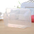 工百利 一次性打包盒 饭盒 长方形塑料餐盒 1500型透明带盖*20个