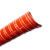 红色耐高温管硅胶钢丝软管风管耐300度 50 76 80 90 矽胶排风热风 内径(1.5寸)38mm-4米