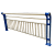 久聚和河道桥梁护栏复合管不锈钢护栏人行道景观防护栏杆桥面防撞护栏 宝蓝色 款式3