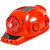 六风扇安全帽空调制冷太阳能可充电带灯蓝牙多功能防晒遮阳工地帽 【六风扇】红色 太阳能+锂电池