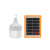 太阳能充电灯泡移动停电应急备用地摊夜市灯超亮LED户外照明定做 橙色款150w+充电线