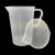 比鹤迖  实验室塑料量杯 全圆柄烧杯(带盖)250ml 1件