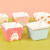 HYWLKJ北海道方形纸杯戚风蛋糕纸托空气炸锅专用卡通儿童小蛋糕杯 26白小蛋糕 100个方杯