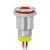 金属指示灯LED信号灯380v220v24v12v通用小型防水电源指示灯 黄色 6mm  3V