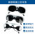 瑞桓柏电焊面罩玻璃眼镜焊工烧焊轻便防烤脸护脸二保焊头戴式面具 10个透明镜(不含 罩体 松紧带)