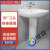 惠达(HUIDA)卫浴HD303 HDLP303卫生间洗脸盆洗面盆陶瓷立柱盆洗手池 不含龙头配件