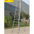 梯子加厚2米折叠梯工程梯攀爬扶梯钢管防滑人字梯移动阁楼梯AA 2.43米加固铁管