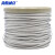 海斯迪克 HKCX-6 304不锈钢透明包塑钢丝绳 PVC包胶涂塑绳 （7×19结构）6mm/8mm