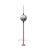 恒立信单球避雷针提前放电接闪器1米2米3米 限流建筑物防雷避雷针 0.8米高 球径150mm