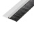 兰诗（LAUTEE）毛刷 H型毛高110mm长1米/根 铝合金毛刷工业防尘门底门窗密封 FW1426