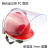 扬笙福铝支架防冲击有机玻璃透明头盔安全帽打磨防护面罩PC耐高温 黑色铝合金支架3mm有机面屏