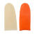 一次性手指套乳胶橡胶硅防护指头套耐磨无尘加厚防滑保护套 橘色防滑100只 S