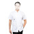 比鹤迖 BHD-3005 夏季薄款透气厨师工作服 短袖[白色]3XL 1件
