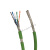 TRVVSP伺服编码器高柔性拖链电缆专用双绞屏蔽多芯线2/4/6/8/10芯京昂 4芯*0.3平方/米 绿色