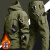 绿新型外军俄罗斯特种兵防寒冲锋衣工作迷彩服外冬季加绒 鲨鱼冲锋套装-绿色 S（100-120斤）