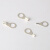 欧式OT1-4冷压端子1.5 2.5-3 5 6 8 10 圆型裸铜线鼻子焊口接线耳 OT4-12 100个 4平分线-12MM孔