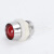 荣伟信号灯指示灯220V套塑料LED发光二极管管座10个大RWE-404小型 E-401/6MM安装孔/3V 红色(常用色)