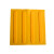 盲道砖橡胶 pvc安全盲道板 防滑导向地贴 30cm盲人指路砖 30*30CM黄色点状
