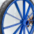 适用于工地手推车轮胎26×21/2建筑劳动车实心轮子板车斗车架子人 加厚扁管钢圈配pu实心胎送轴承