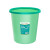 Supercloud 垃圾桶带压圈小号厨房卫生间客厅大号厕所垃圾篓马桶纸篓 12L光面浅绿