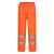 稳斯坦 分体式反光环卫雨衣雨裤 XL/175兰格条橘色套装 路政保洁施工地防汛防洪 WF012