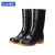 苏识 黑色中筒防水雨靴筒高30cm 单鞋款；S-S042-38