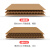 海斯迪克 瓦楞纸板 手工diy材料 手工模型硬纸板箱垫隔板纸【三层B瓦】40*40cm(10张) HKT-97