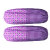 仁护 桃皮绒印花袖套 防油污涤纶袖套 10副/包 紫色17.5×33cm