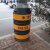 电线杆防撞桶安全警示交通圆柱型防撞桶防撞墩反光电杆保护桶 红白1200*880*680