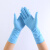 一次性手套乳胶耐用加厚橡胶劳保防水防油家用家务洗碗食品级加长 12寸加厚加长蓝色 (100只盒装) M