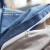雅鹿·自由自在 三件套纯棉水洗棉 家纺床上用品全棉双人3件套装被套被罩155*205cm床单枕套 0.9/1.2米床 蓝