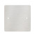 洛蒙特（Lomant） 地插盖板86型底盒空白面板墙壁不锈钢盖子地插盲板插座装饰盖板 86型 银色【带防水圈】