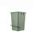 户外垃圾桶内桶定制果皮箱内胆不锈钢镀锌方桶玻璃钢铁皮内筒圆形 橡塑方桶27*30*43cm