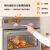 食品温度计测水温测温计烘焙烤箱电子油温计食物厨房探针式双探针 黑色双探针