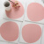 粉色墨绿黑色几何圆形花砖300现代浴室墙砖餐厅防滑地砖艺术花片 3913墨绿