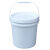 加厚食品级塑料桶圆桶带盖大口径化工密封腌咸菜塑料桶5L公斤25升 5L白色方形塑料桶