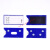 磁性标签牌 货位仓位卡仓库仓储标示牌磁性材料卡货架库位JYH 4x7强磁(蓝/白/红)颜色留言