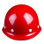 定制适合玻璃钢型安全帽工地国标加厚领导监理劳保头盔四季透气电力帽印字 红色(不透气款)