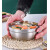九彩江不锈钢碗 双层隔热汤碗饭碗吃面碗餐具防烫手碗 直径12cm