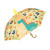大杨730半自动反光安全儿童防护伞遮阳伞雨伞礼品伞 童恐龙款 防撞防刮伤直杆伞 定制