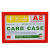 安小侠 卡K士磁性硬胶套 PVC证件卡套文件保护套 白板展示磁卡磁胶套 A1横绿色强磁 5个装