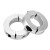定制适用固定环分离型 光轴固定环夹紧环 夹轴器轴套轴承固定环限 铝分离-内径4MM（4*18*8）