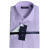 雅戈尔汉麻短袖衬衫男夏款千鸟格紫色吸湿半袖衫YSHD12572KBA 浅紫色千鸟格无口袋标准版 40