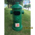 复古户外风个性收纳垃圾桶公园创意大号商用酒吧消防栓工业装饰筒 绿88cm高