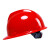 曼德锐安全帽工地国标加厚透气玻璃钢建筑工程男夏施工领导头盔定制印字 国标加厚款（红色）（按钮）
