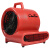 动真格（DongZhenGe）地面吹干机商用鼓风机地毯烘干燥厕所强力吹风机大功率工业吹地机AA 900红色